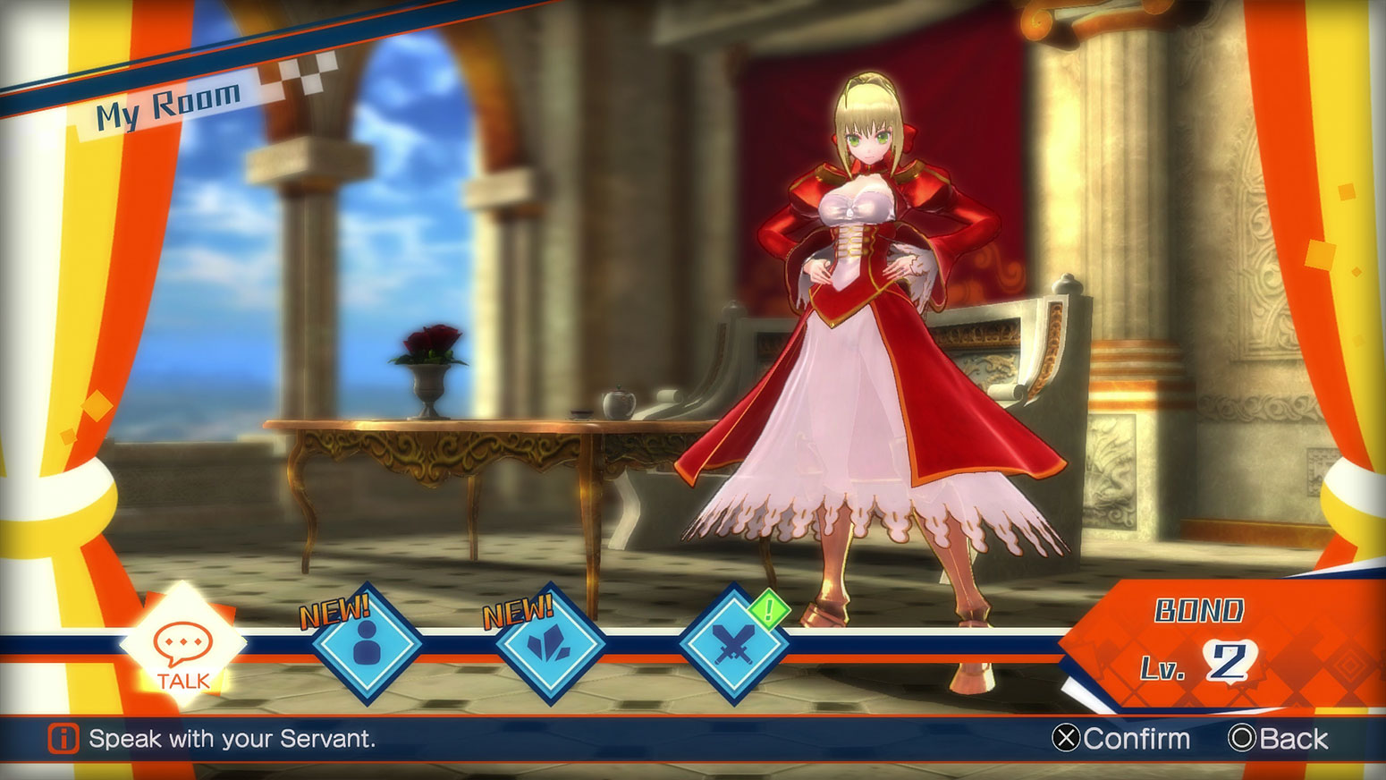 Fate/EXTELLA: The Umbral Star -  My Room Screenshot 1