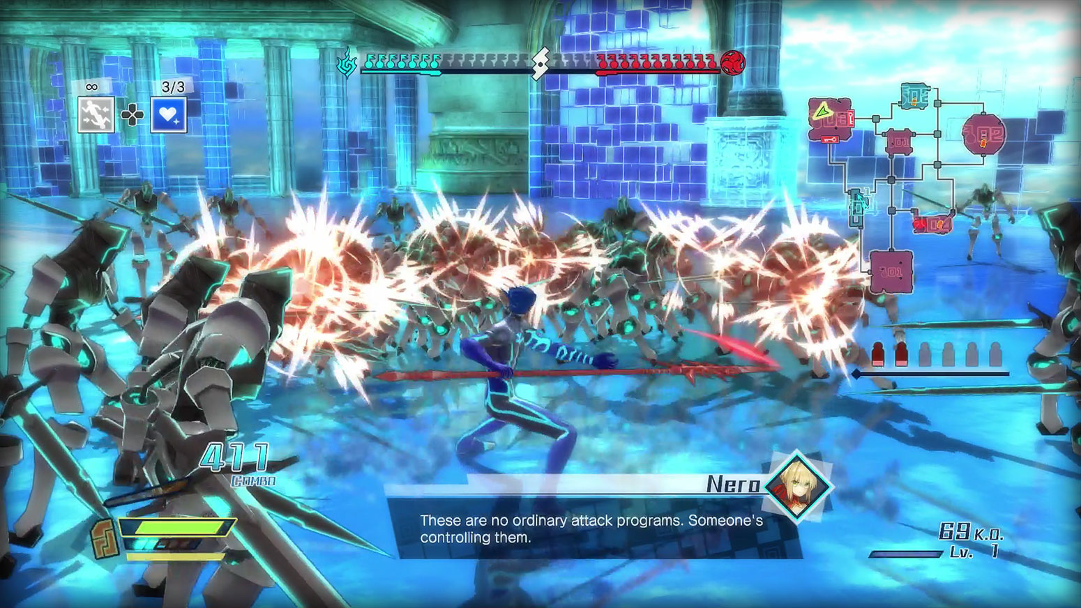 Fate/EXTELLA: The Umbral Star - High Speed Servant Action Screenshot 1