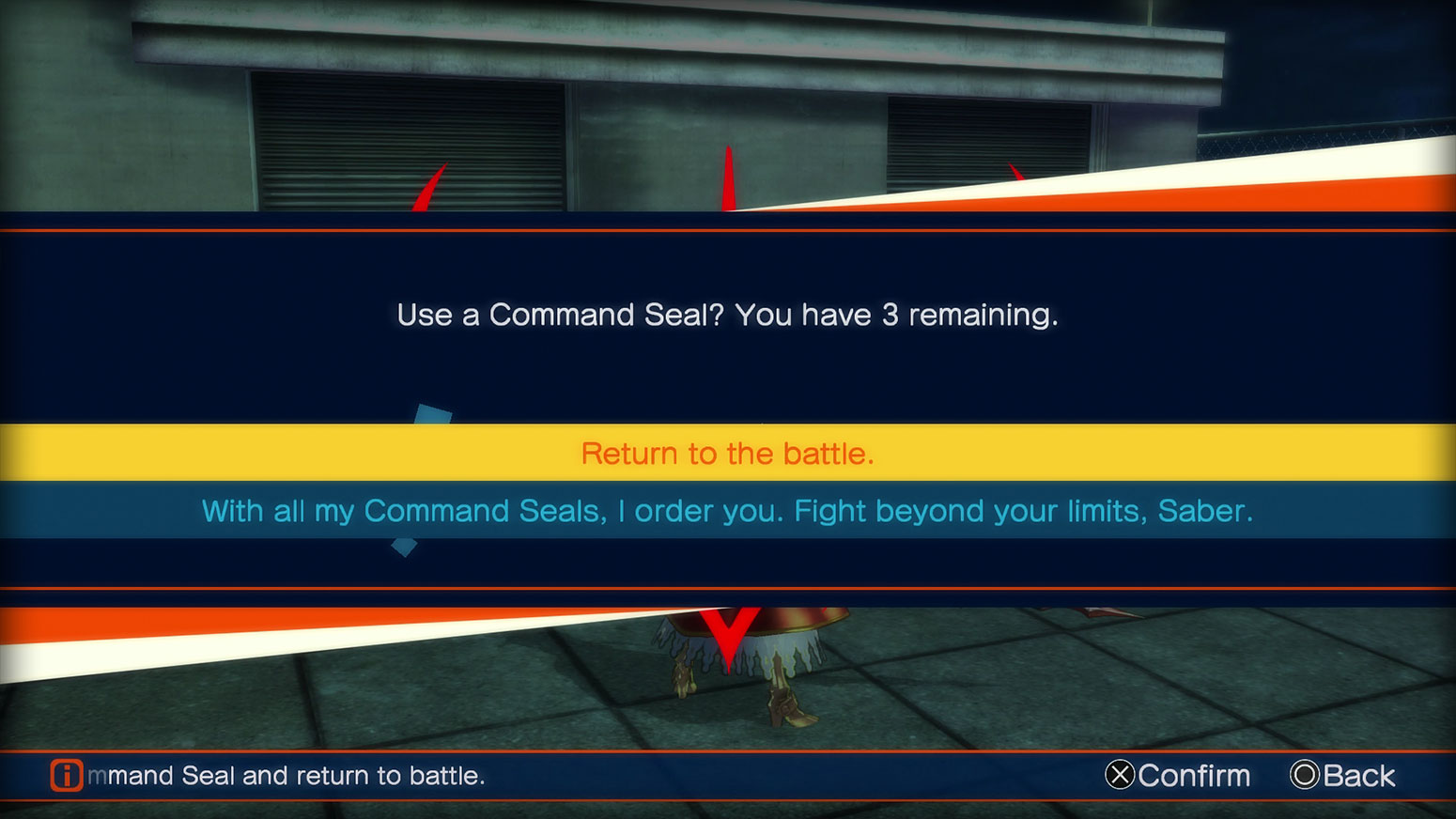 Fate/EXTELLA: The Umbral Star - Command Seals Screenshot 2
